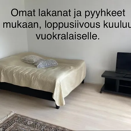 Viihtyisae Itsepalvelumajoitus, Tilava Saunallinen Yksioe