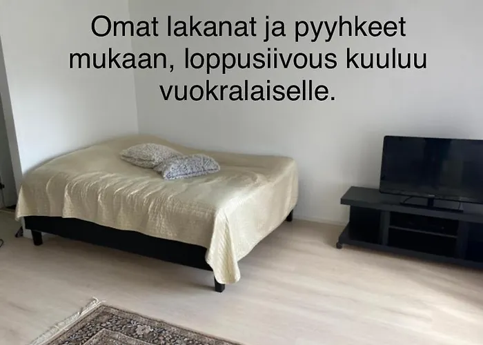 Viihtyisae Itsepalvelumajoitus, Tilava Saunallinen Yksioe